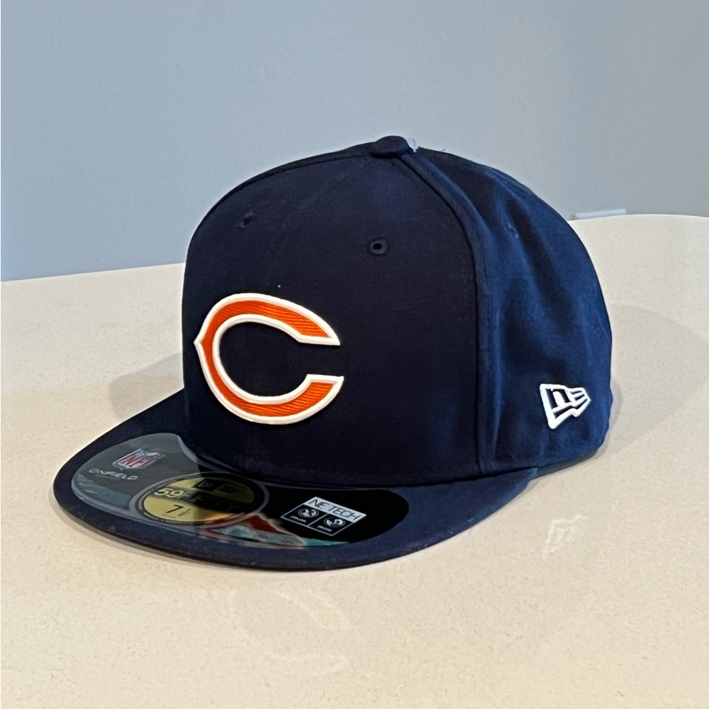 NEW ERA 59FIFTY Chicago Bears Cap, Navy size 7  1/2